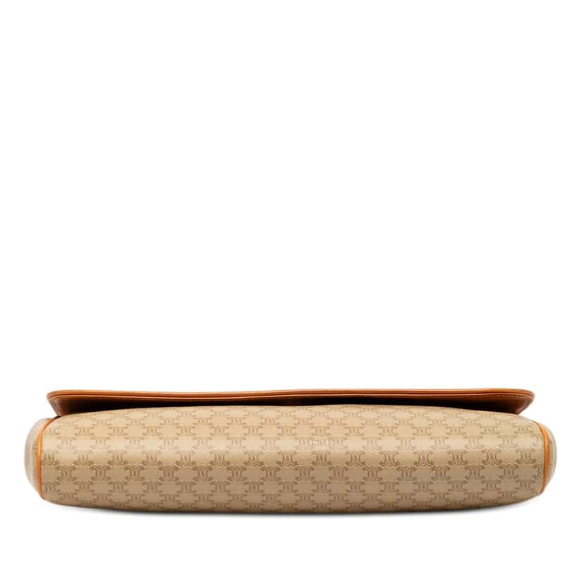 Celine Macadam Coated Canvas Clutch Beige Very good condition - Inside View