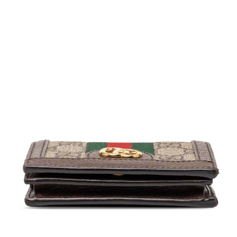 Gucci GG Supreme Web Ophidia Small Wallet Beige Very good condition - Inside View