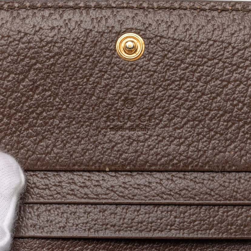 Gucci GG Supreme Web Ophidia Small Wallet Beige Very good condition - Box View