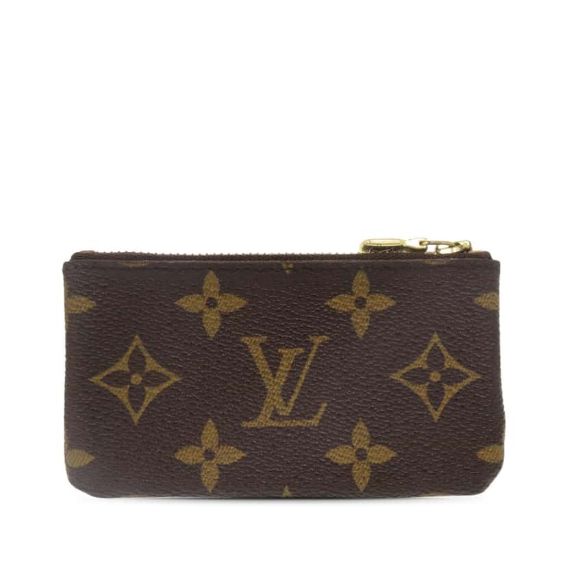 Louis Vuitton Monogram Key Pouch Brown Very good condition - Back View