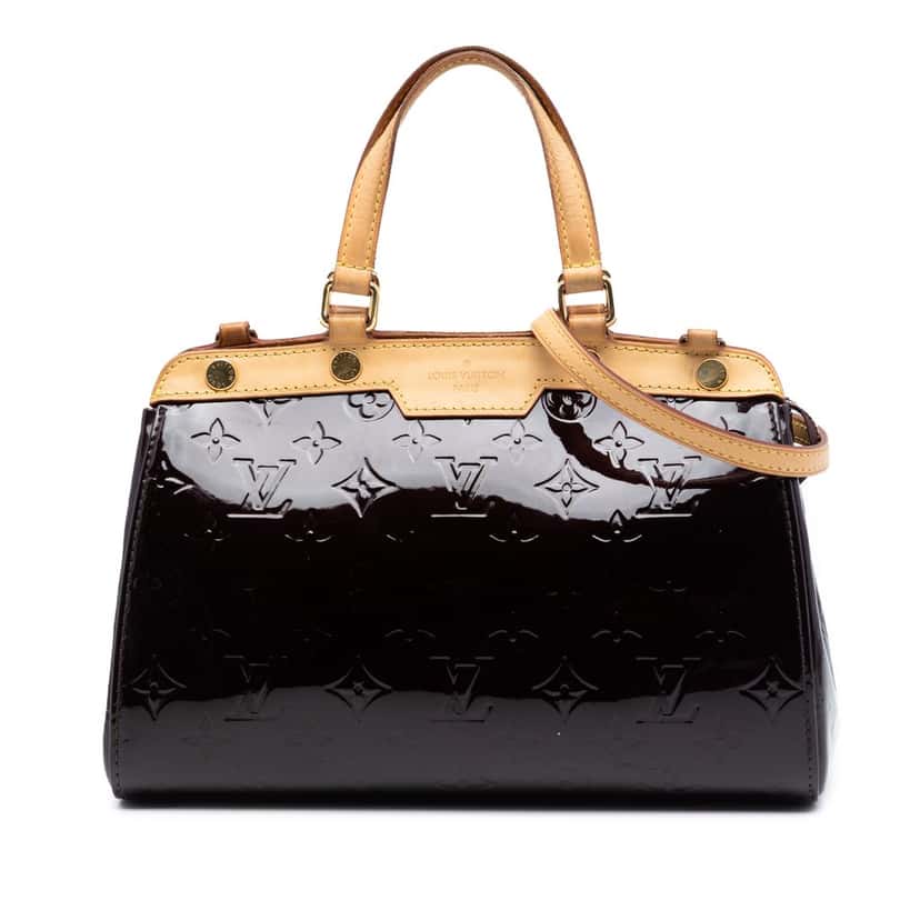 Louis Vuitton Monogram Vernis Brea PM Purple Leather Very good condition - Front View