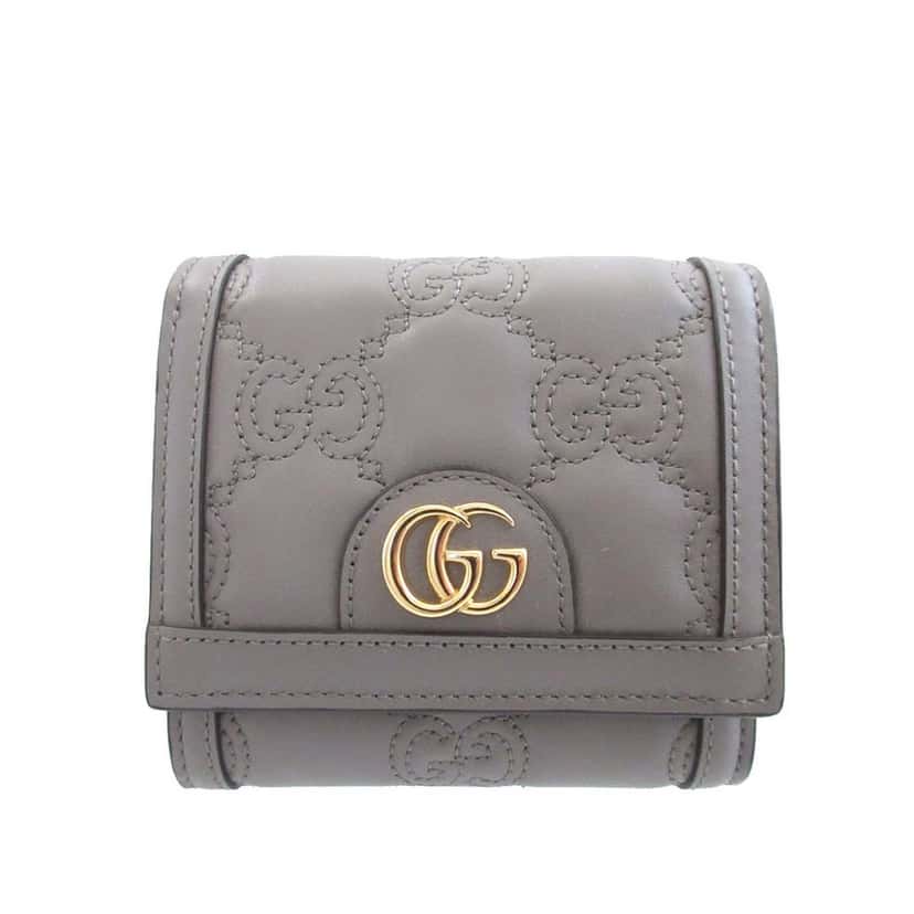 Gucci GG Matelasse Calfskin Bifold Wallet Other Leather Very good condition - Front View