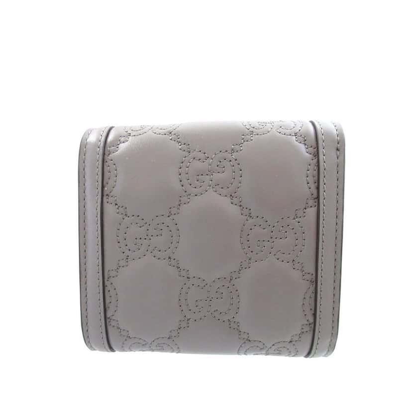 Gucci GG Matelasse Calfskin Bifold Wallet Other Leather Very good condition - Back View