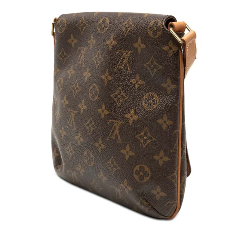 Louis Vuitton Monogram Musette Salsa PM Short Strap Brown Very good condition - Back View