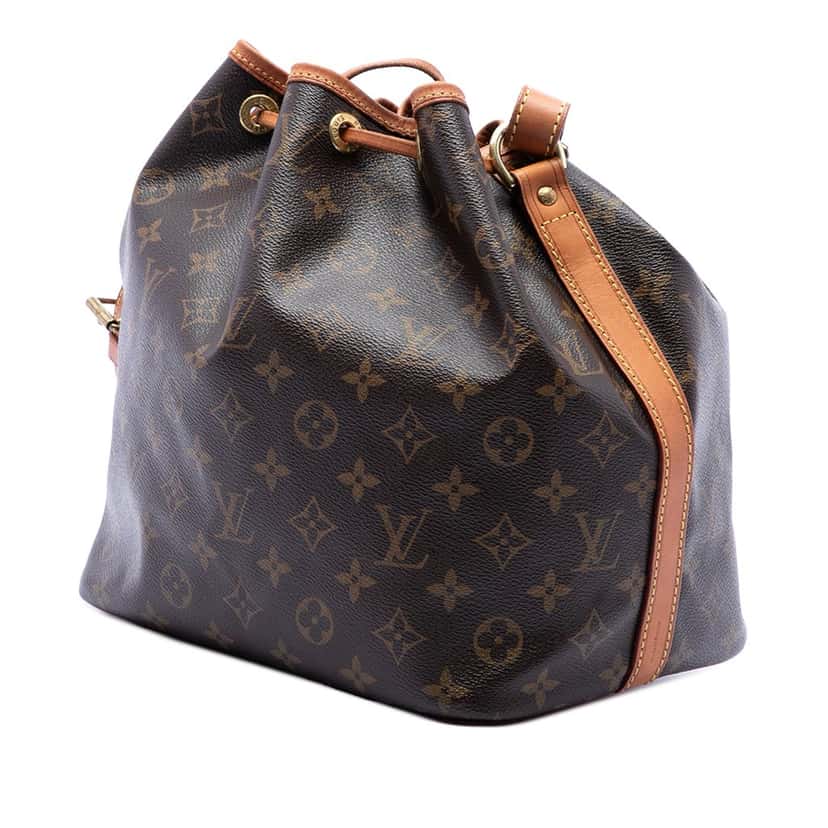 Louis Vuitton Monogram Petit Noe Brown Very good condition - Back View