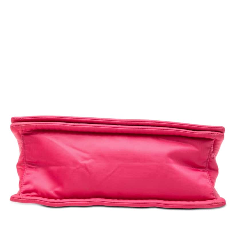 Prada Tessuto Chain Flap Crossbody Pink Very good condition - Inside View