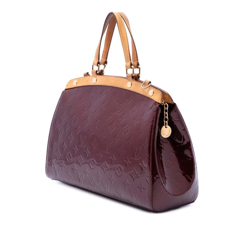 Louis Vuitton Monogram Vernis Brea MM Red Leather Very good condition - Back View