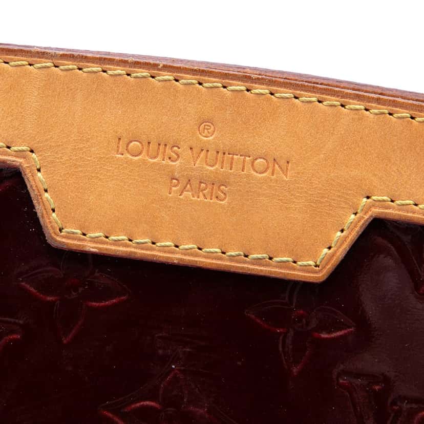 Louis Vuitton Monogram Vernis Brea MM Red Leather Very good condition - Box View