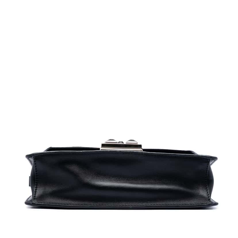 Prada Saffiano Trimmed City Calf Racing Logo Elektra Crossbody Black Leather Very good condition - Inside View