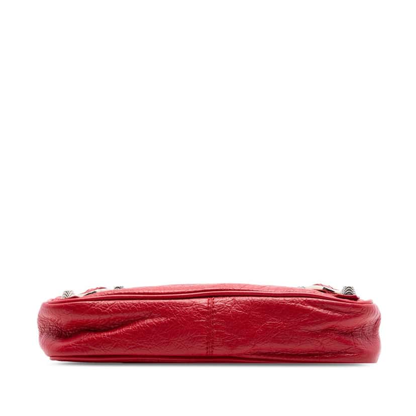 Balenciaga Lambskin Motocross Giant 12 Hip Crossbody Red Leather Very good condition - Inside View