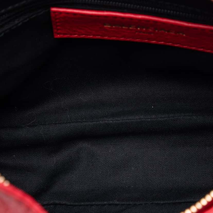 Balenciaga Lambskin Motocross Giant 12 Hip Crossbody Red Leather Very good condition - Model View