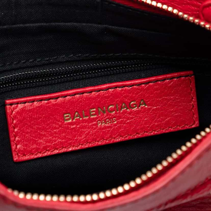 Balenciaga Lambskin Motocross Giant 12 Hip Crossbody Red Leather Very good condition - Box View