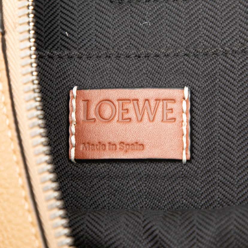 Loewe Paulas Ibiza Large Leather Lion and Floral Print Goya Backpack Brown Very good condition - Box View