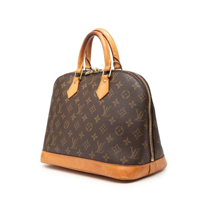 Louis Vuitton Monogram Alma PM Brown Very good condition - Back View