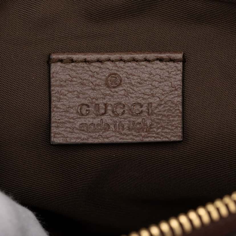 Gucci Medium GG Supreme Web Ophidia Cosmetic Case Beige Very good condition - Box View