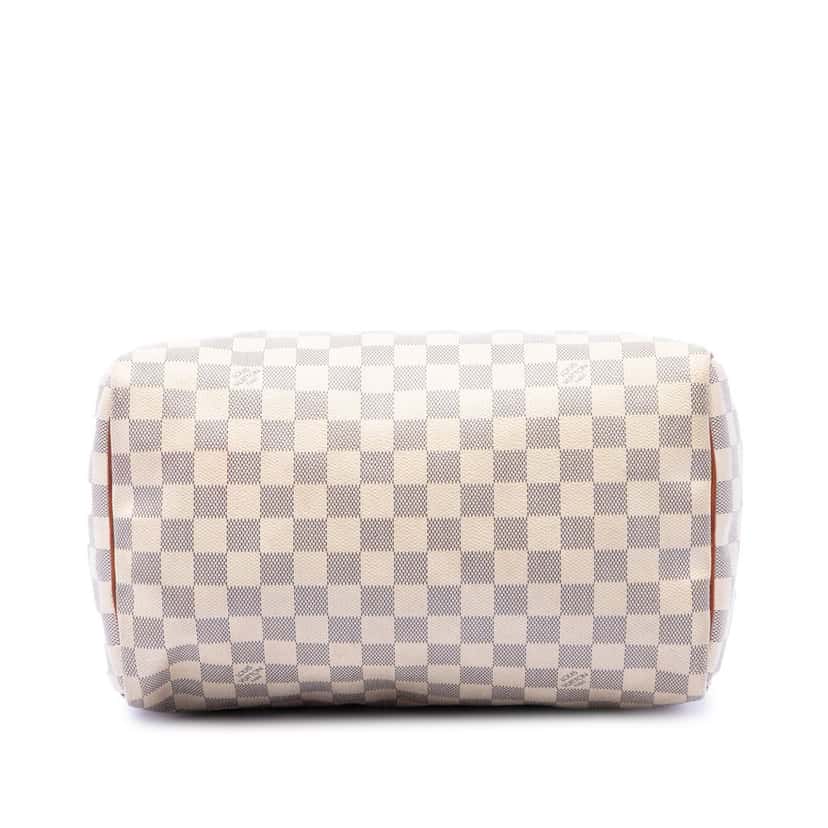 Louis Vuitton Damier Azur Speedy 30 White Very good condition - Inside View