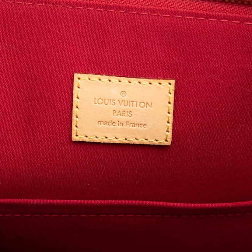Louis Vuitton Monogram Vernis Alma GM Red Leather Very good condition - Box View