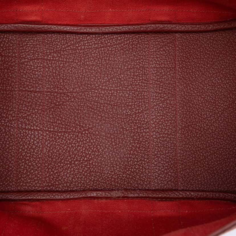Hermès Toile and Negonda Garden Party 30 Red Very good condition - Model View