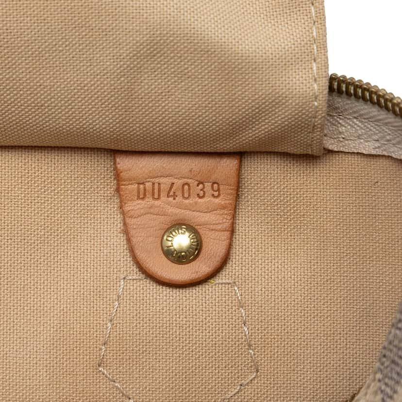 Louis Vuitton Damier Azur Speedy 30 White Very good condition - Box View