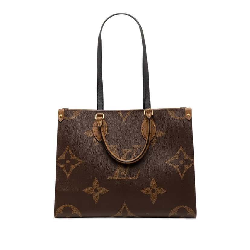 Louis Vuitton Monogram Reverse Giant OnTheGo MM Brown Very good condition - Front View