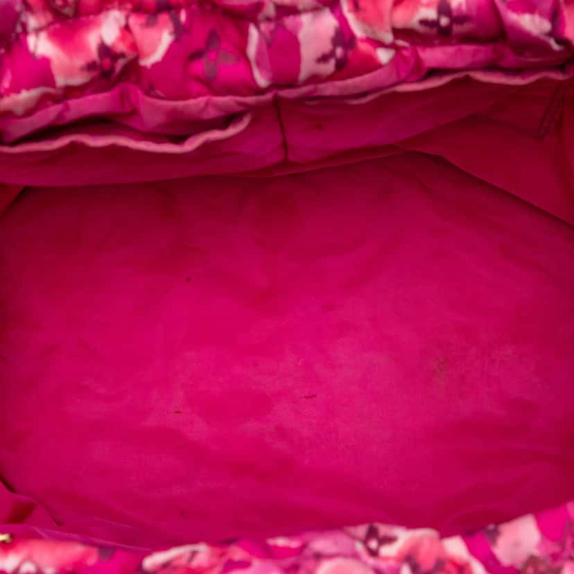 Louis Vuitton Limited Edition Monogram Nylon Ikat Noefull MM Pink Very good condition - Model View