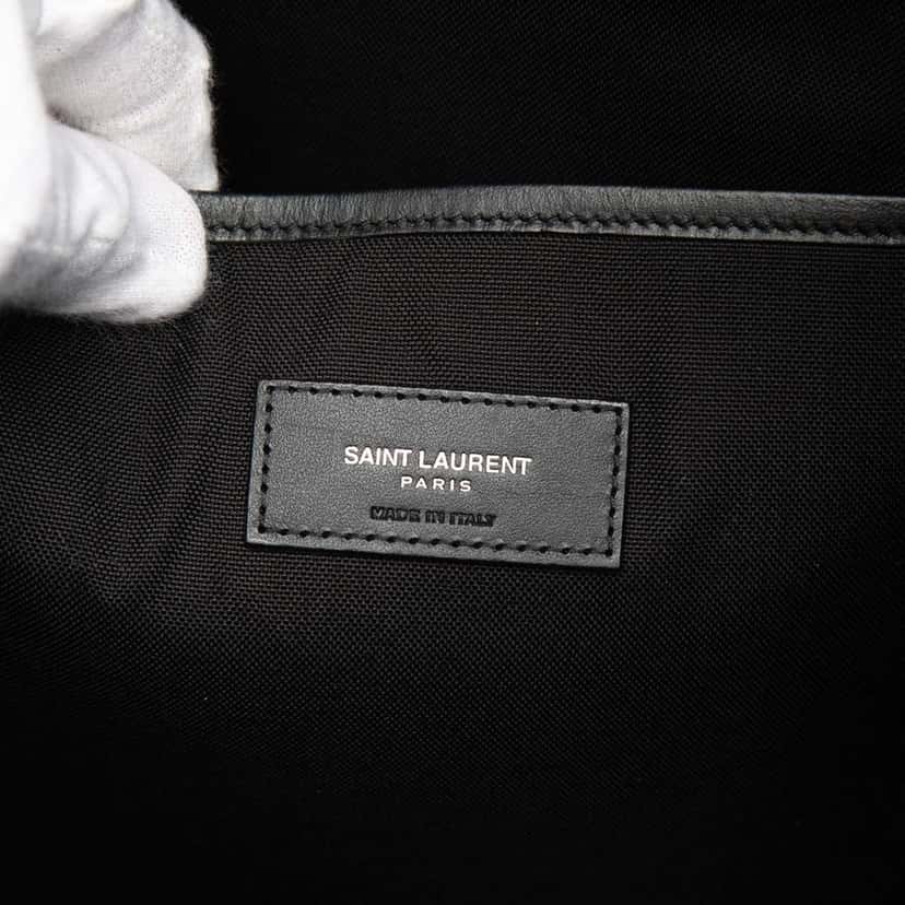 Saint Laurent Canvas City Backpack Brown Very good condition - Box View