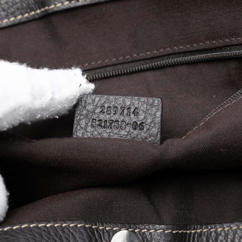 Gucci GG Crystal Charmy Shoulder Bag Brown Very good condition - Box View
