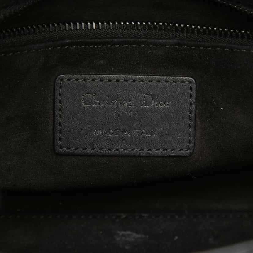Dior Small Ultra Matte Calfskin Cannage My ABCDior Lady Dior Black Leather Very good condition - Box View