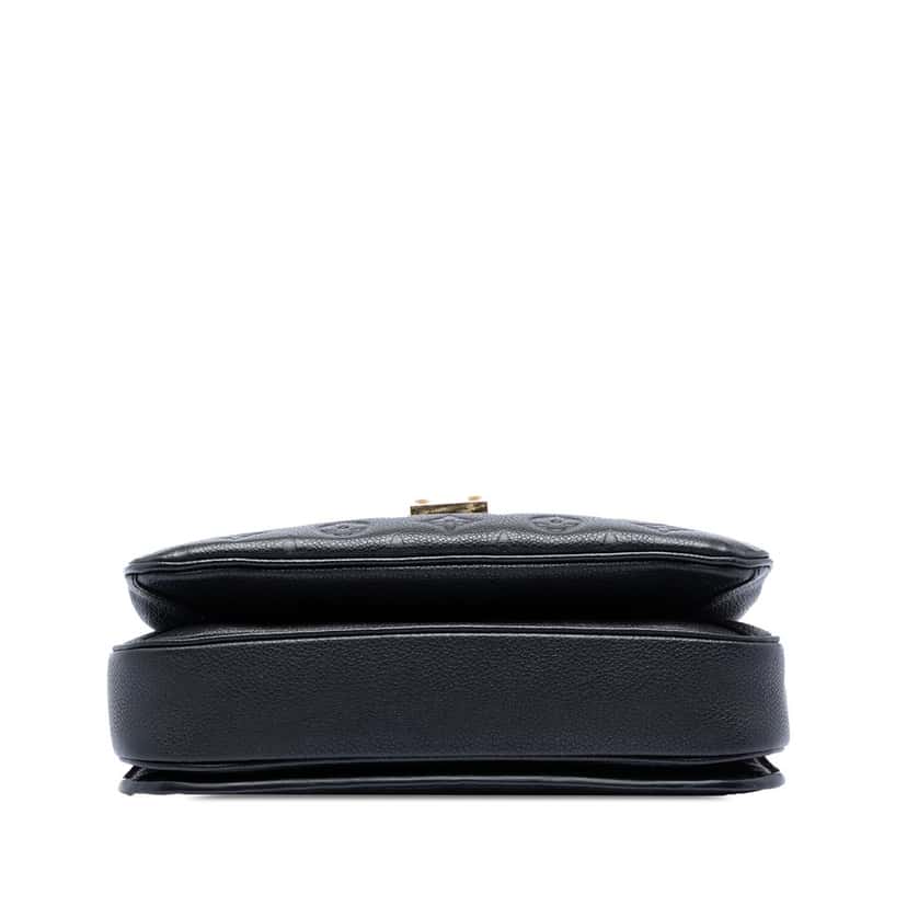 Louis Vuitton Monogram Empreinte Pochette Metis Black Leather Very good condition - Inside View