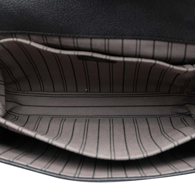Louis Vuitton Monogram Empreinte Pochette Metis Black Leather Very good condition - Model View