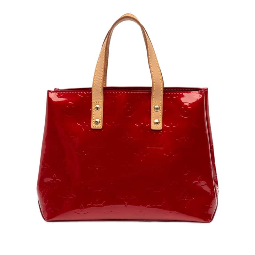 Louis Vuitton Monogram Vernis Reade PM Red Leather Very good condition - Front View