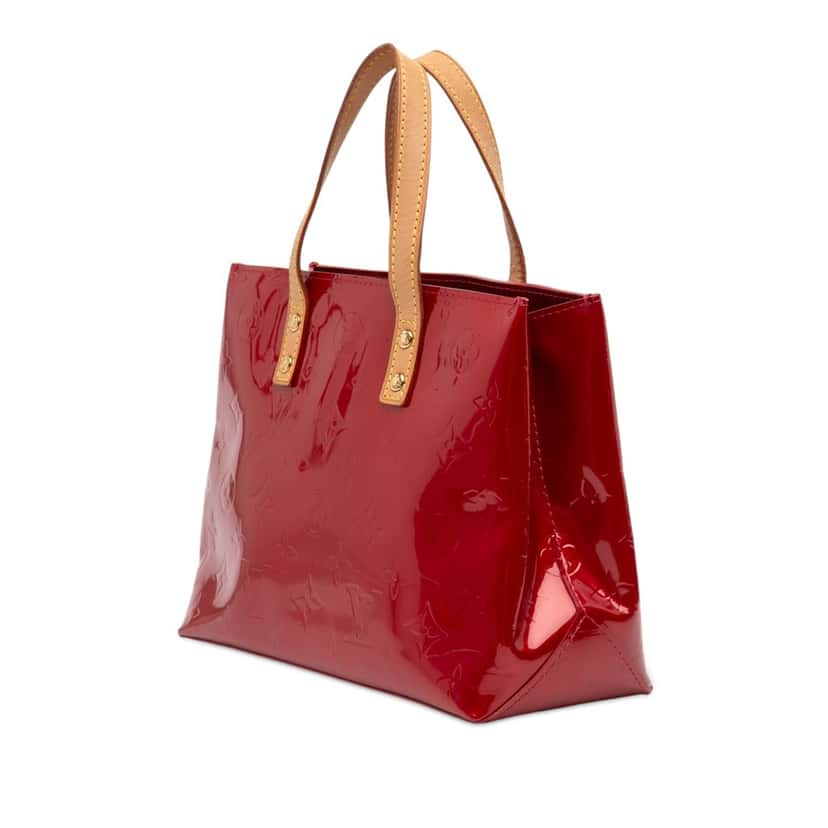 Louis Vuitton Monogram Vernis Reade PM Red Leather Very good condition - Back View