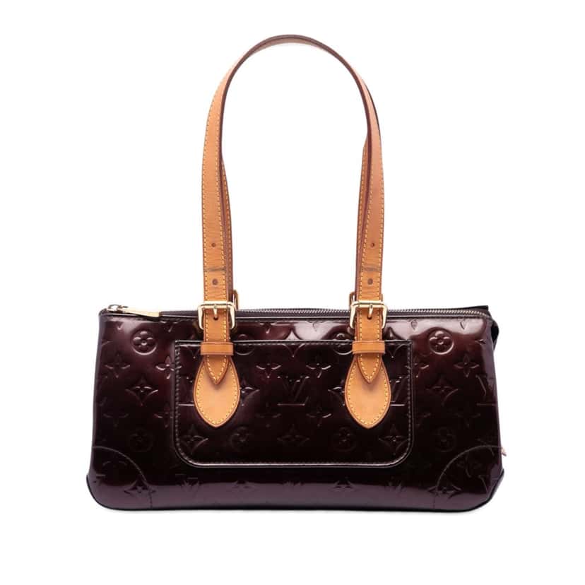 Louis Vuitton Monogram Vernis Rosewood Avenue Purple Leather Very good condition - Front View