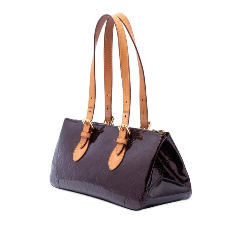 Louis Vuitton Monogram Vernis Rosewood Avenue Purple Leather Very good condition - Back View