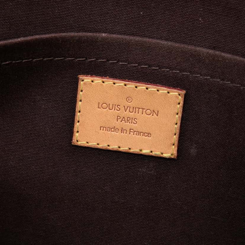 Louis Vuitton Monogram Vernis Rosewood Avenue Purple Leather Very good condition - Box View