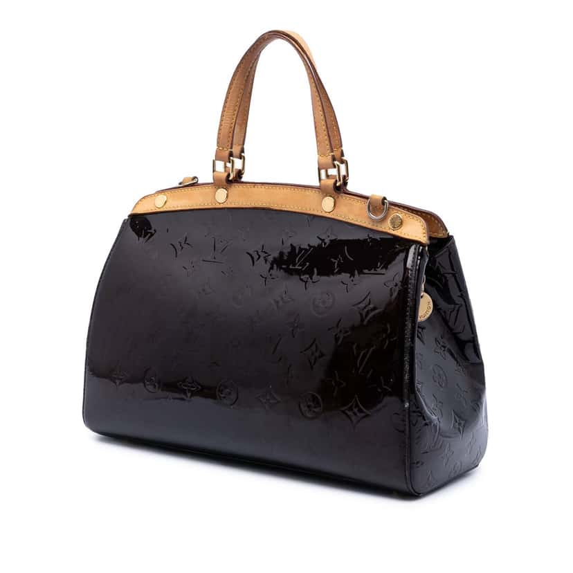 Louis Vuitton Monogram Vernis Brea MM Purple Leather Very good condition - Back View