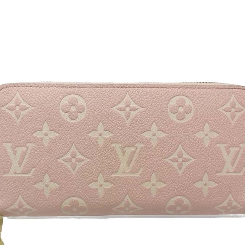 Louis Vuitton Bicolor Monogram Empreinte Zippy Long Wallet Pink Leather Very good condition - Back View