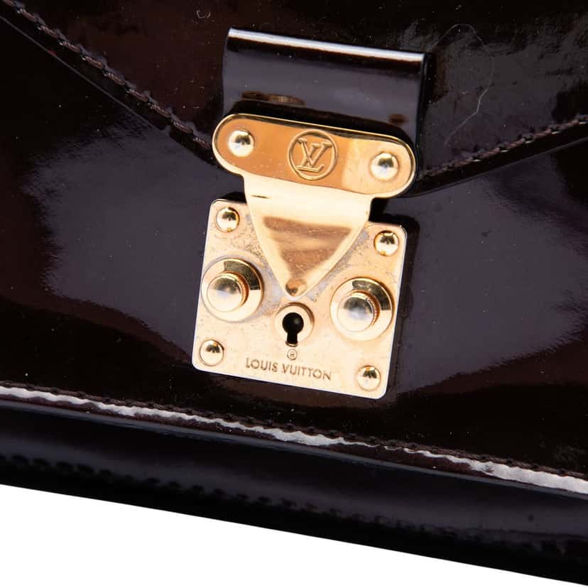 Louis Vuitton Vernis Monceau BB Purple Leather Very good condition - Box View