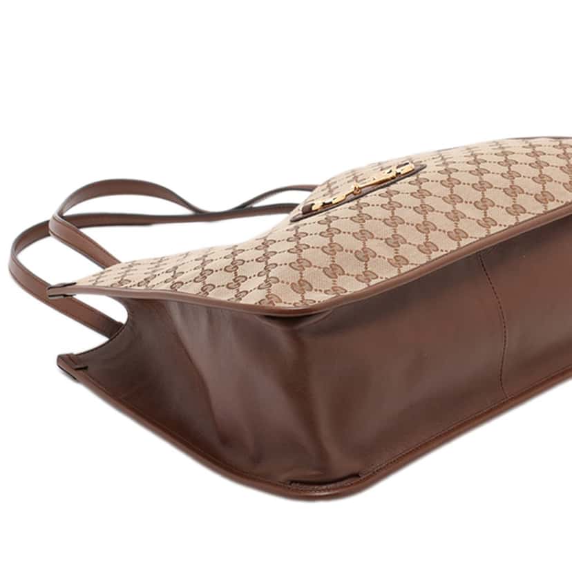 Gucci Medium GG Canvas Horsebit 1955 Tote Beige Very good condition - Inside View