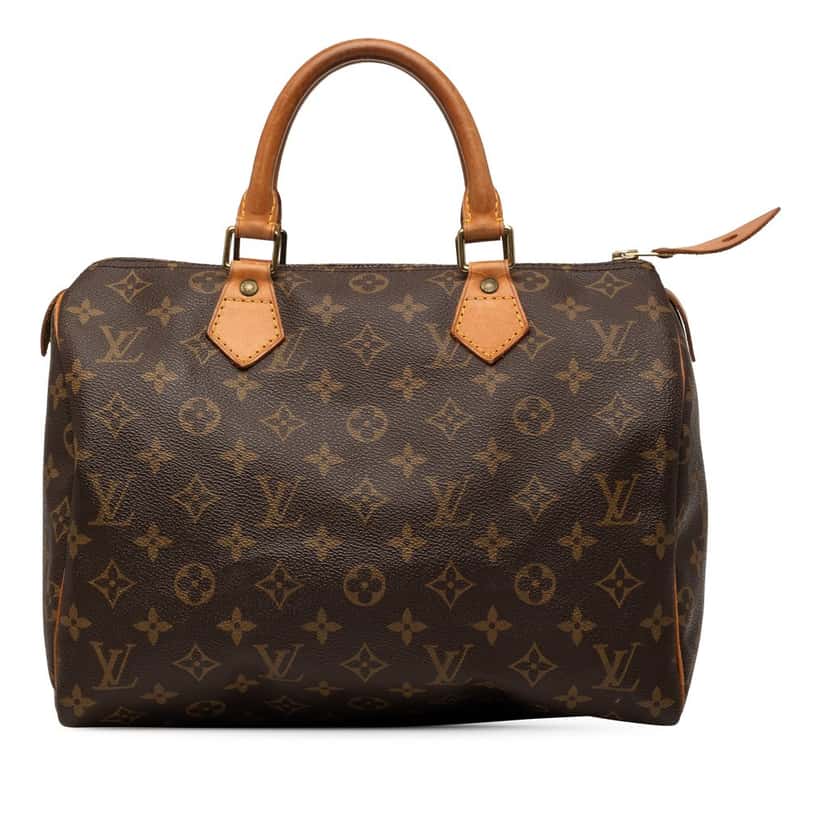 Louis Vuitton Monogram Speedy 30 Brown Good condition - Front View