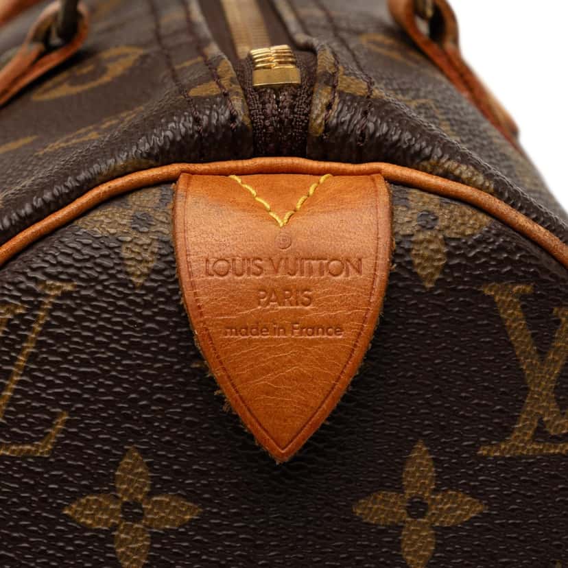 Louis Vuitton Monogram Speedy 30 Brown Good condition - Box View