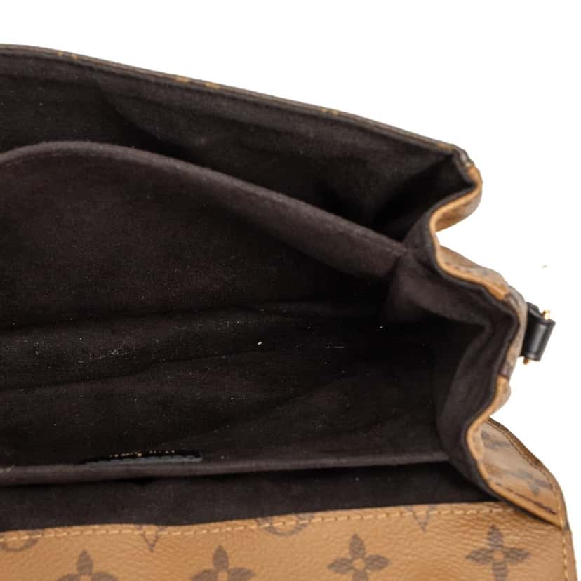 Louis Vuitton Monogram Reverse Pochette Metis Brown Very good condition - Model View