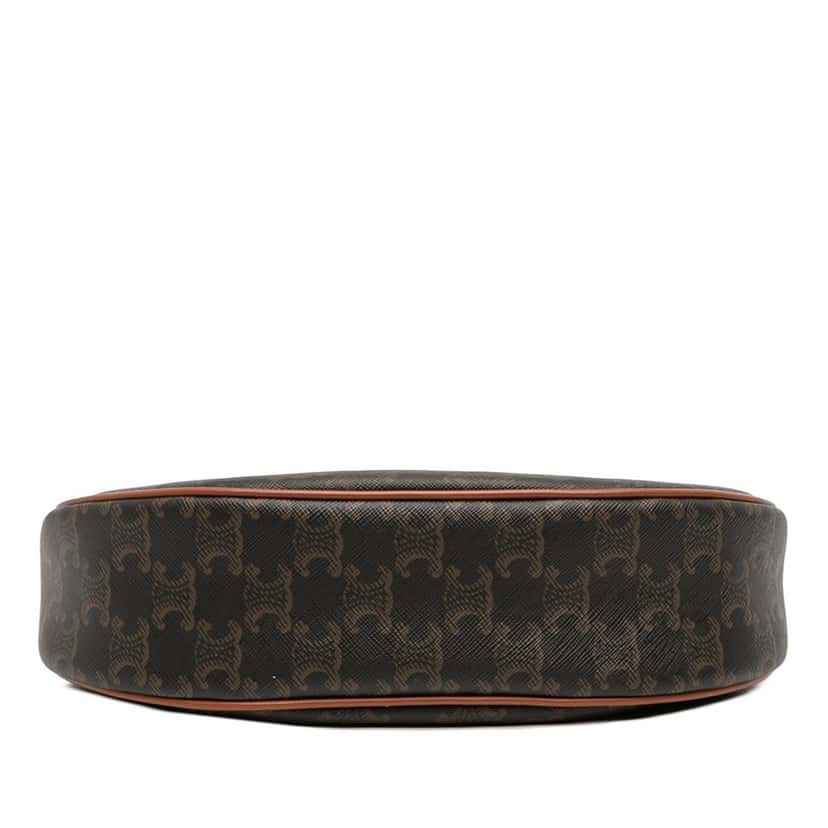 Celine Medium Triomphe Coated Canvas Ava Triomphe Shoulder Bag Brown Very good condition - Inside View