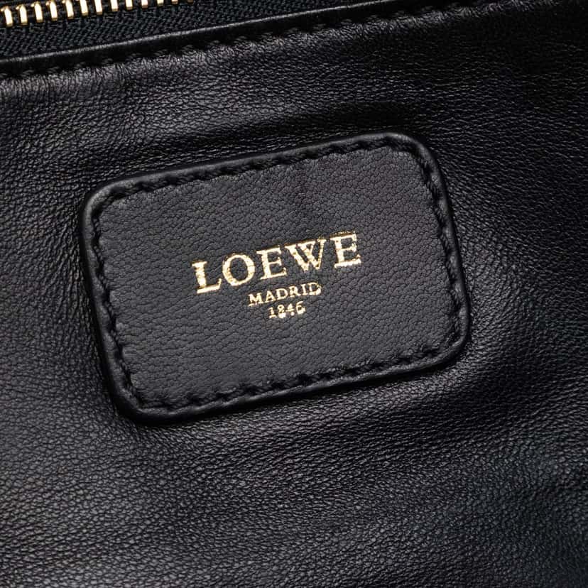 Loewe Metallic Goatskin Amazona 36 Gold Leather Good condition - Box View