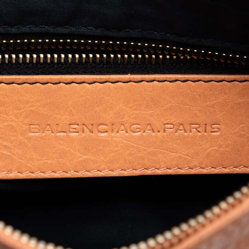 Balenciaga Lambskin Motocross Giant 12 Hip Crossbody Orange Leather Very good condition - Box View
