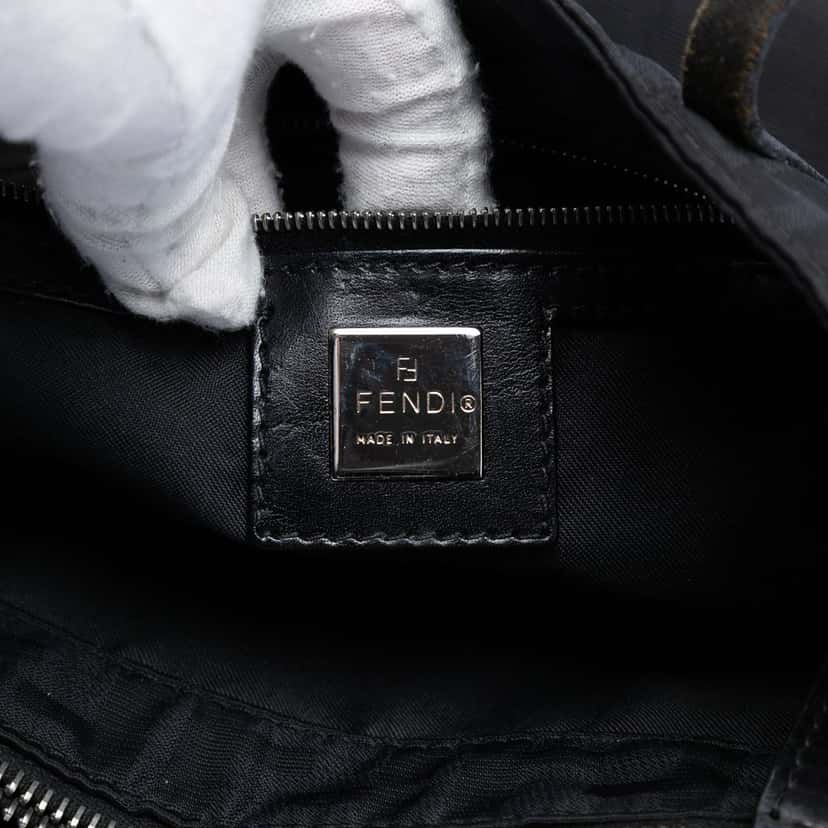 Fendi Zucca Canvas Tote Black Very good condition - Box View