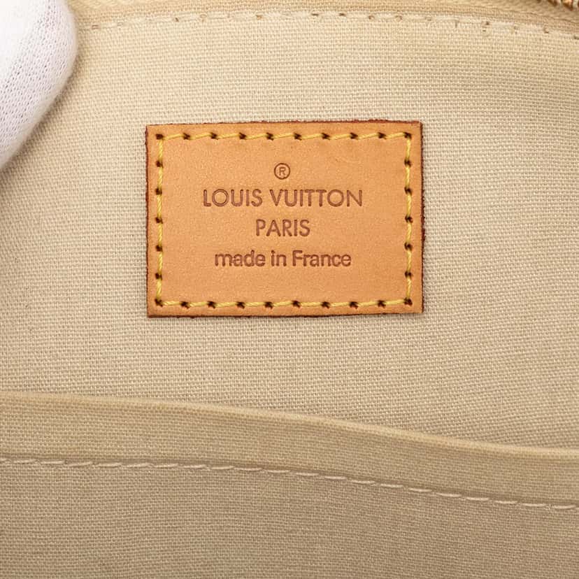 Louis Vuitton Monogram Vernis Sherwood PM Beige Leather Very good condition - Box View