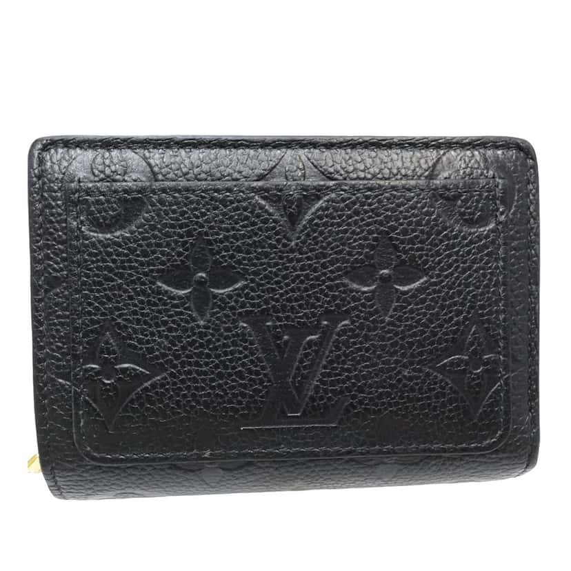 Louis Vuitton Monogram Empreinte Clea Wallet Black Leather Very good condition - Inside View