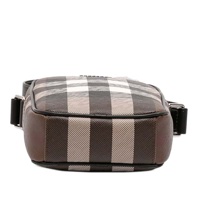 Burberry Giant Check E-Canvas Vertical Paddy Crossbody Brown Very good condition - Inside View