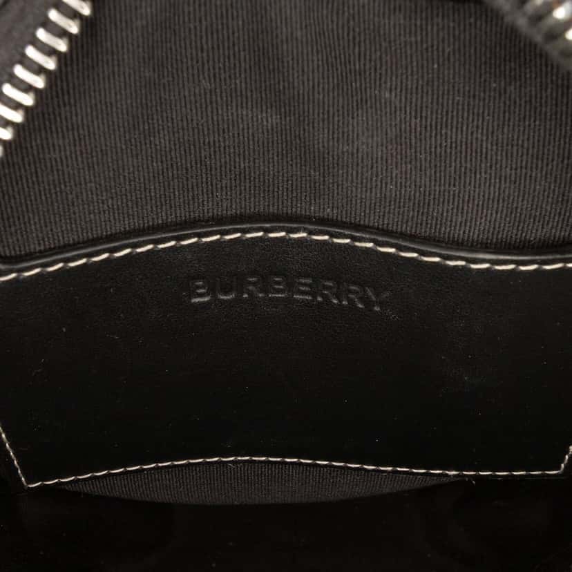 Burberry Giant Check E-Canvas Vertical Paddy Crossbody Brown Very good condition - Box View